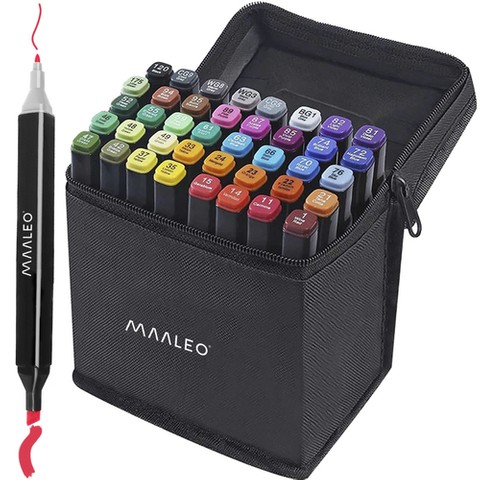 48 Colours Dual Tip Art Markers – DivueStore