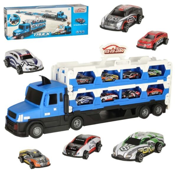 Transformuojamas automobilių tralas – lenktynių trasa 210 cm